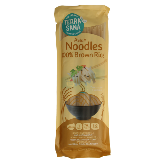 TerraSana Noedels bruine rijst bio 250.00 Gram