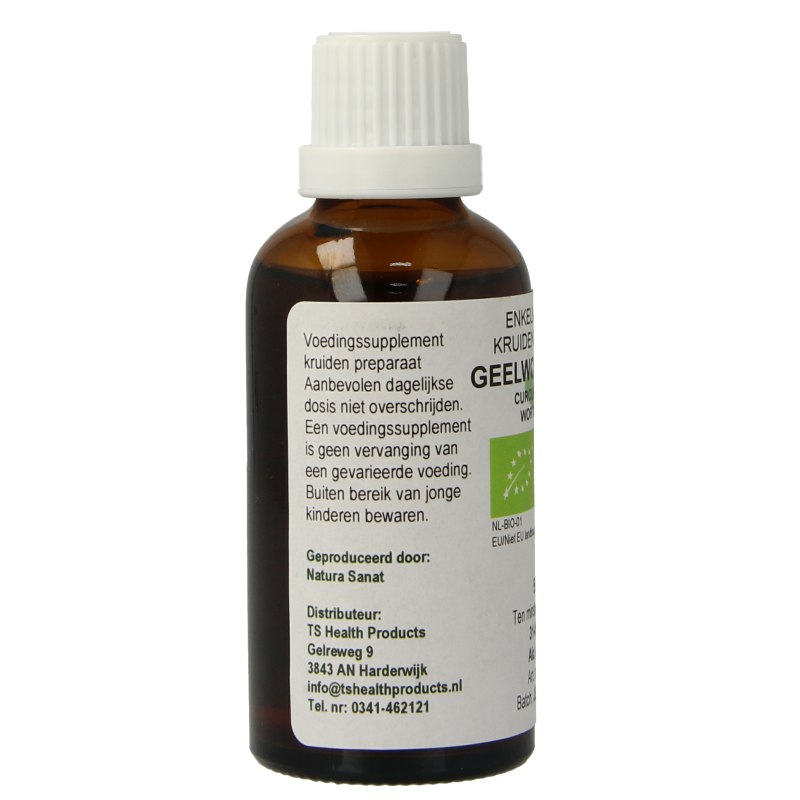 Cruydhof Curcuma longa/geelwortel tinctuur bio 50 Milliliter