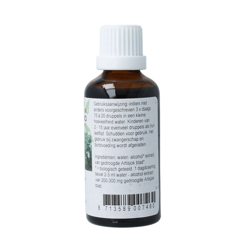 Cruydhof Cynara scolymus/artisjok tinctuur bio 50 Milliliter