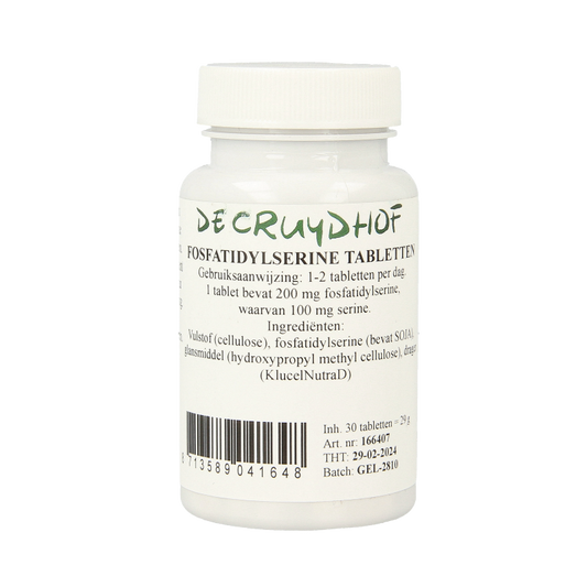 Cruydhof Fosfatidylserine 200mg 30 Tabletten