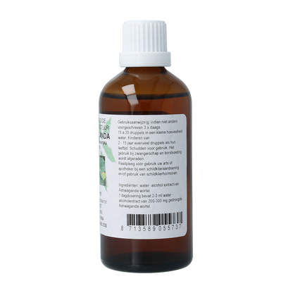 Cruydhof Withania somnifera/ashwagandha tinctuur 100.00 Milliliter