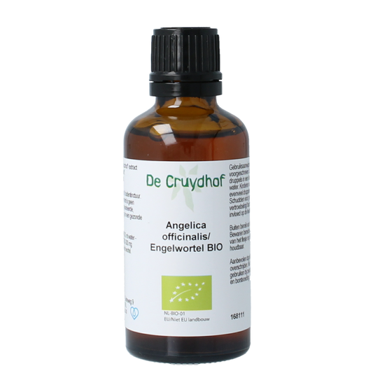 Cruydhof Angelica officinalis/engelwortel tinctuur bio 50.00 Milliliter