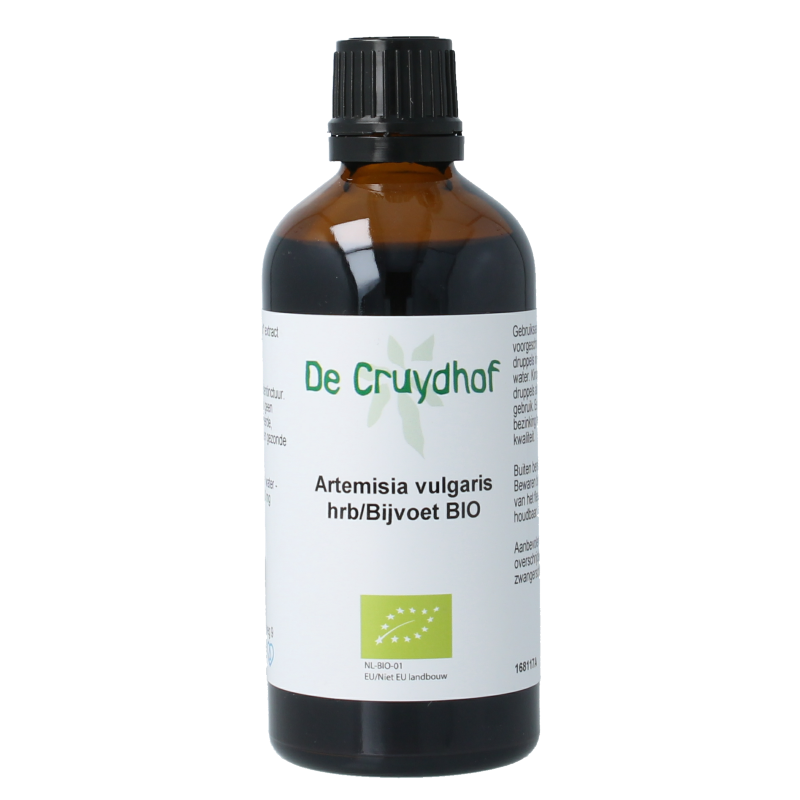 Cruydhof Artemisia vulgaris herb/bijvoet tinctuur bio 100 Milliliter