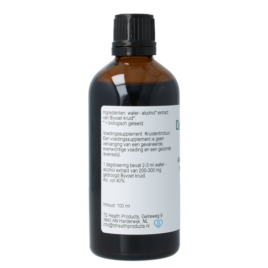 Cruydhof Artemisia vulgaris herb/bijvoet tinctuur bio 100 Milliliter
