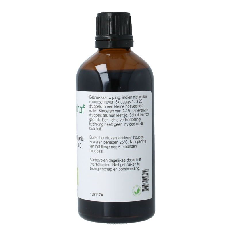 Cruydhof Artemisia vulgaris herb/bijvoet tinctuur bio 100 Milliliter