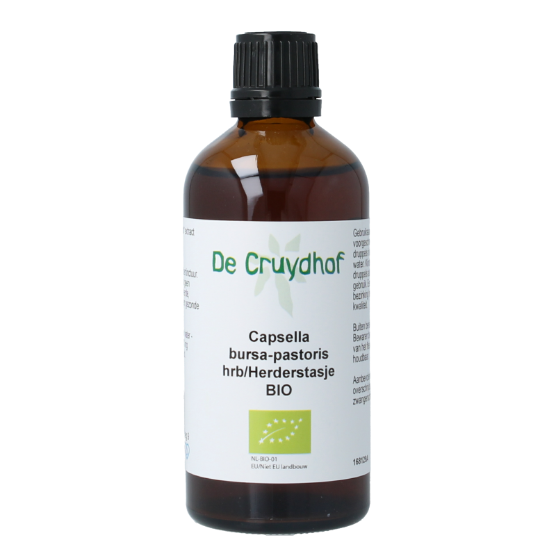 Cruydhof Capsella burs p / herderstasje tinctuur bio 100 Milliliter