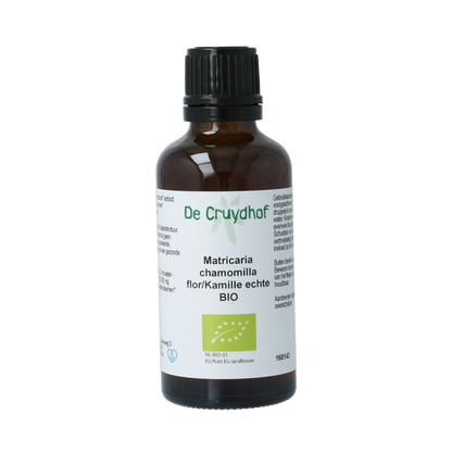 Cruydhof Matricaria chamomilla fl / kamille tinctuur bio 50.00 Milliliter