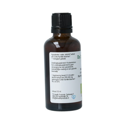 Cruydhof Matricaria chamomilla fl / kamille tinctuur bio 50 Milliliter