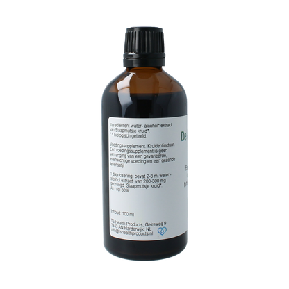 Cruydhof Eschscholtzia calif / slaapmutsje tinctuur bio 100.00 Milliliter
