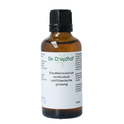 Cruydhof Eleutherococcus senticosus radix tinctuur 50.00 Milliliter