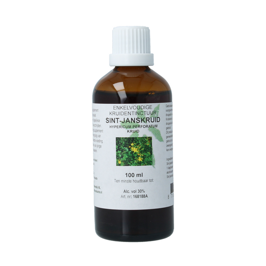 Natura Sanat Hypericum perforatum / sint janskruid tinctuur 100 Milliliter