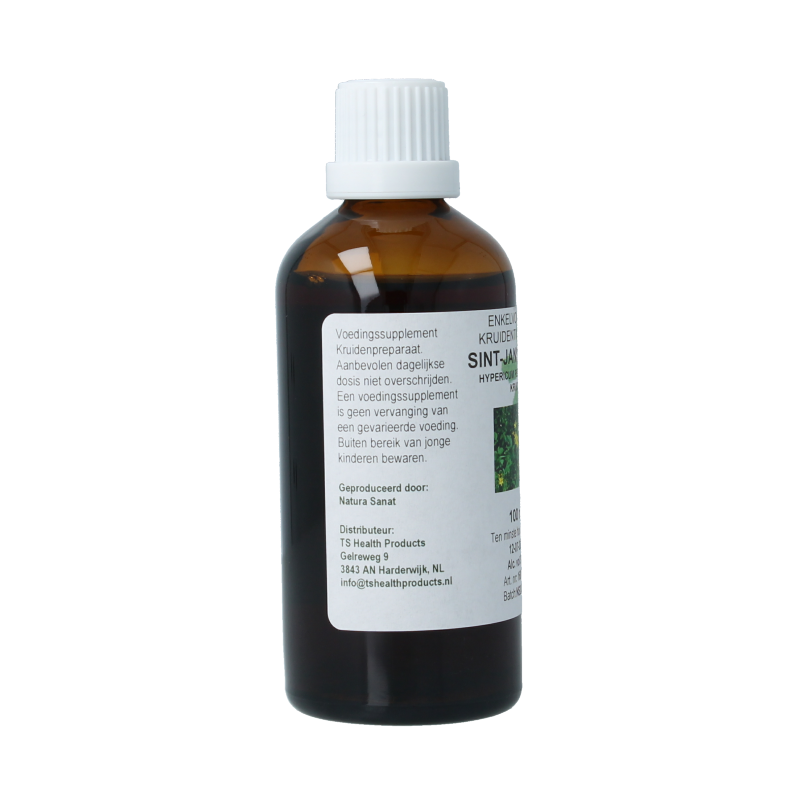 Natura Sanat Hypericum perforatum / sint janskruid tinctuur 100 Milliliter