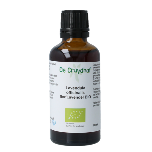 Cruydhof Lavandula officinalis flor tinctuur bio 50 Milliliter
