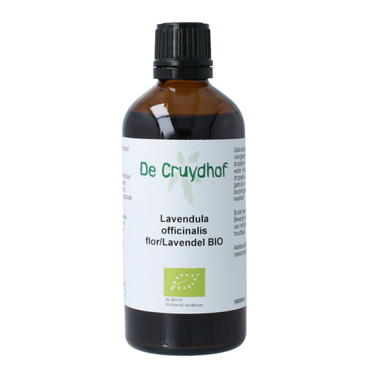Cruydhof Lavandula officinalis flor tinctuur bio 100 Milliliter