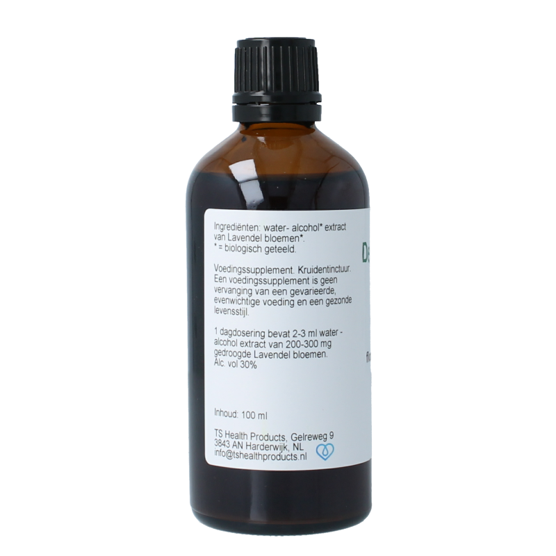 Cruydhof Lavandula officinalis flor tinctuur bio 100 Milliliter