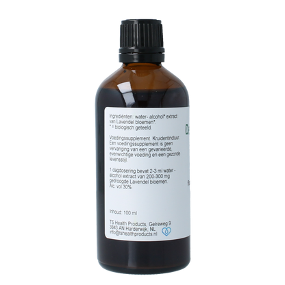 De Cruydhof Lavandula officinalis flor tinctuur bio 100.00 Milliliter