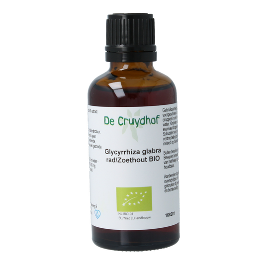 Cruydhof Glycyrrhiza glabra radix / zoethout tinctuur bio 50 Milliliter