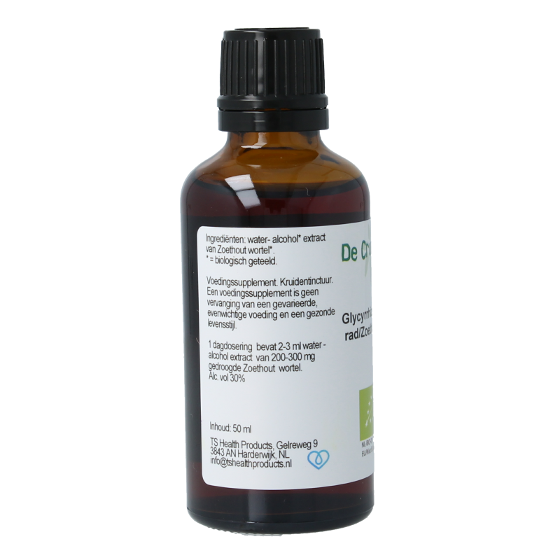 Cruydhof Glycyrrhiza glabra radix / zoethout tinctuur bio 50 Milliliter
