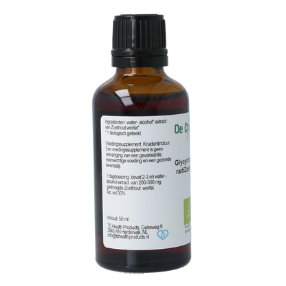Cruydhof Glycyrrhiza glabra radix / zoethout tinctuur bio 50.00 Milliliter