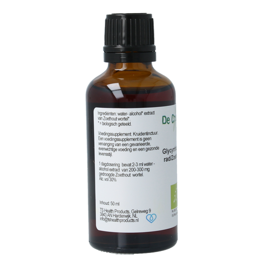 Cruydhof Glycyrrhiza glabra radix / zoethout tinctuur bio 50 Milliliter