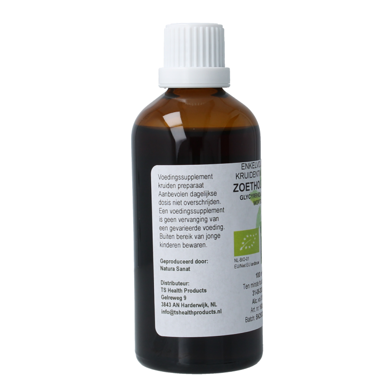Natura Sanat Glycyrrhiza glabra radix / zoethout tinctuur bio 100 Milliliter