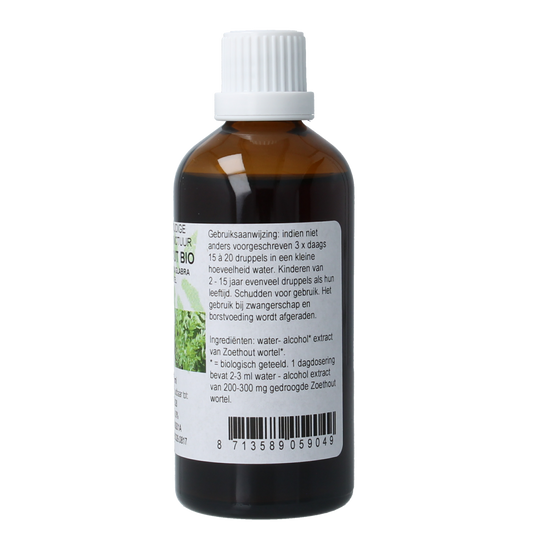 Natura Sanat Glycyrrhiza glabra radix / zoethout tinctuur bio 100.00 Milliliter