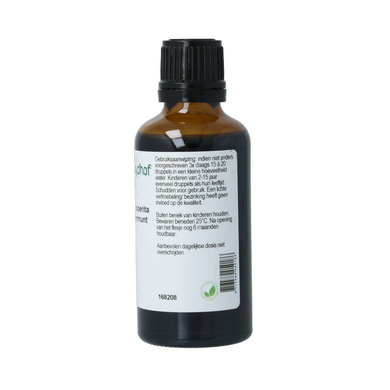 Cruydhof Mentha piperita / pepermunt tinctuur 50 Milliliter