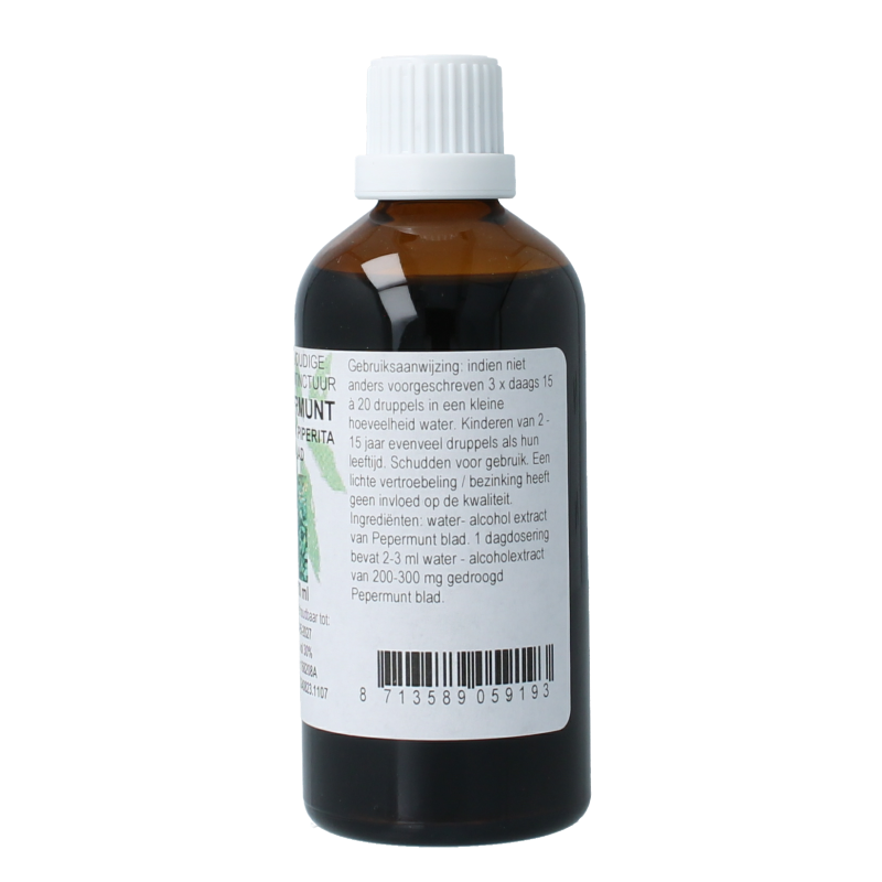 Natura Sanat Mentha piperite / pepermunt tinctuur 100 Milliliter