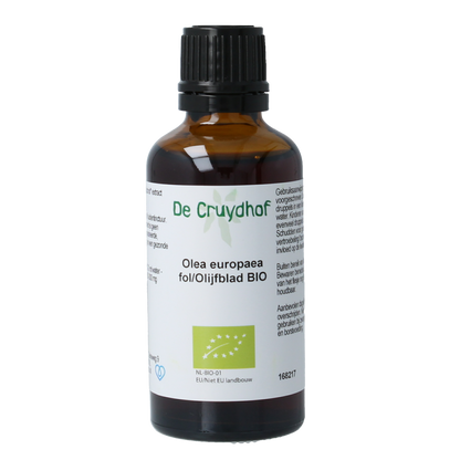 Cruydhof Olea europaea folia / olijfblad tinctuur bio 50.00 Milliliter