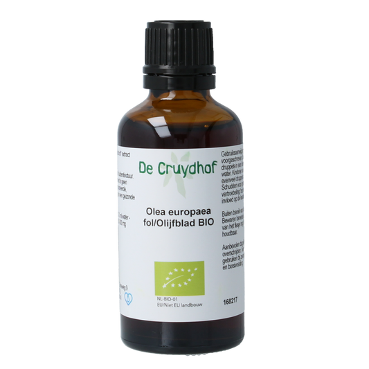 Cruydhof Olea europaea folia / olijfblad tinctuur bio 50.00 Milliliter