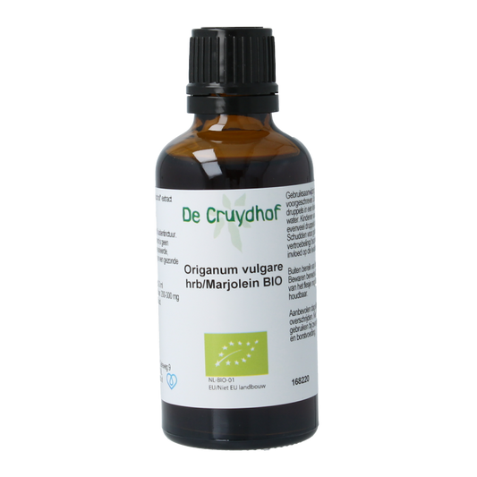 Cruydhof Origanum vulgare herb / marjolein tinctuur bio 50 Milliliter