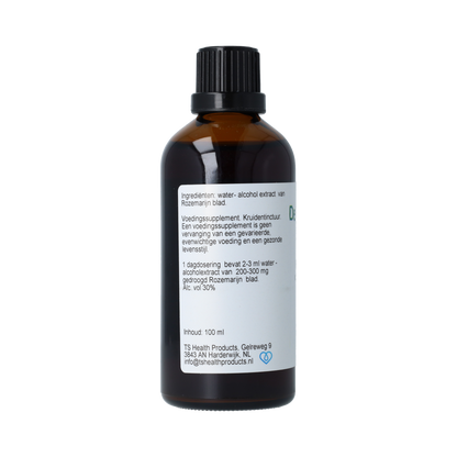 De Cruydhof Rosmarinus off fol / rozemarijn tinctuur 100.00 Milliliter