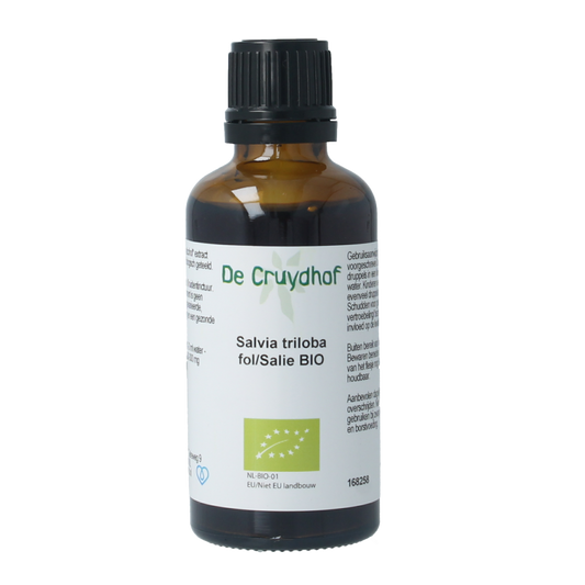 Cruydhof Salvia tribola fol / salie tinctuur bio 50 Milliliter