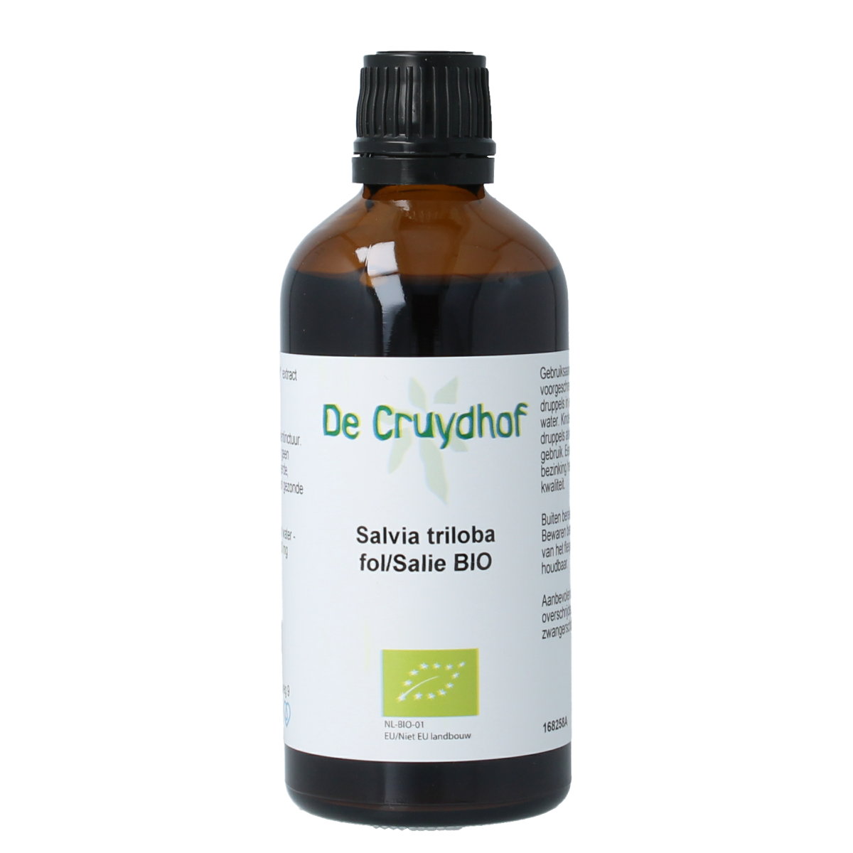 De Cruydhof Salvia triloba fol / salie tinctuur bio 100.00 Milliliter