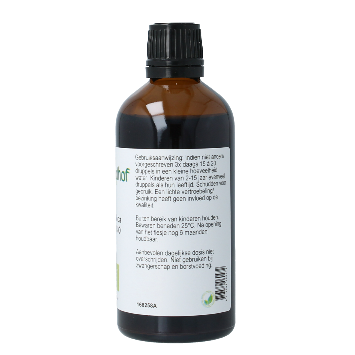 De Cruydhof Salvia triloba fol / salie tinctuur bio 100.00 Milliliter