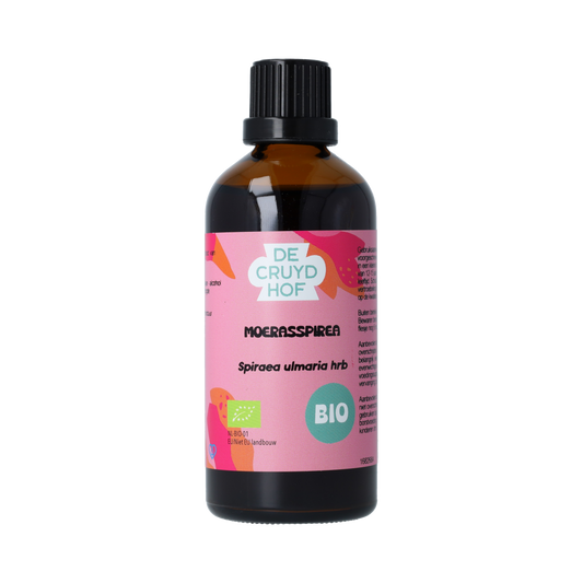 De Cruydhof Spiraea ulmaria herb / moerasspirea tinctuur bio 100.00 Milliliter