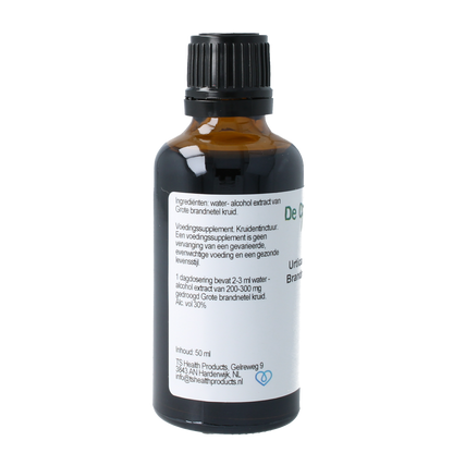 Cruydhof Urtica folia / brandnetel kruid tinctuur 50.00 Milliliter