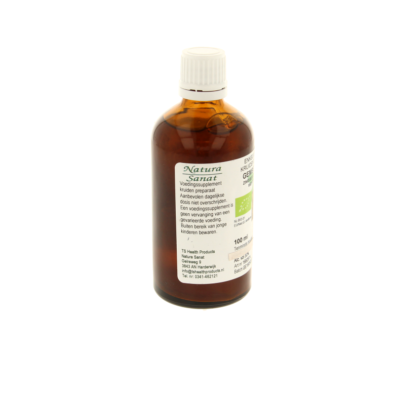 Cruydhof Zingiber officinalis rhiz/gember tinctuur bio 100 Milliliter
