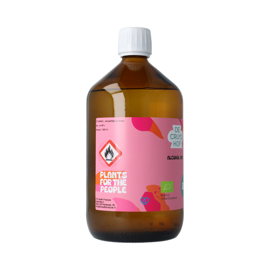 De Cruydhof Alcohol 96% inwendig en uitwendig bio 1.00 Liter