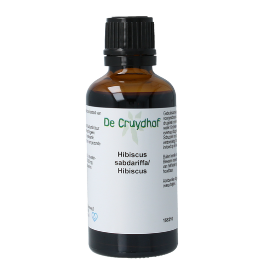 Cruydhof Hibiscus sabdariffa / hibiscus flor tinctuur 50.00 Milliliter