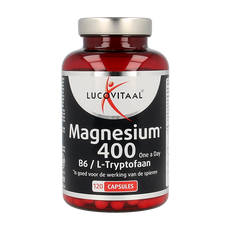 Lucovitaal Magnesium 400 met B6 en L-Tryptofaan 120.00 Capsules