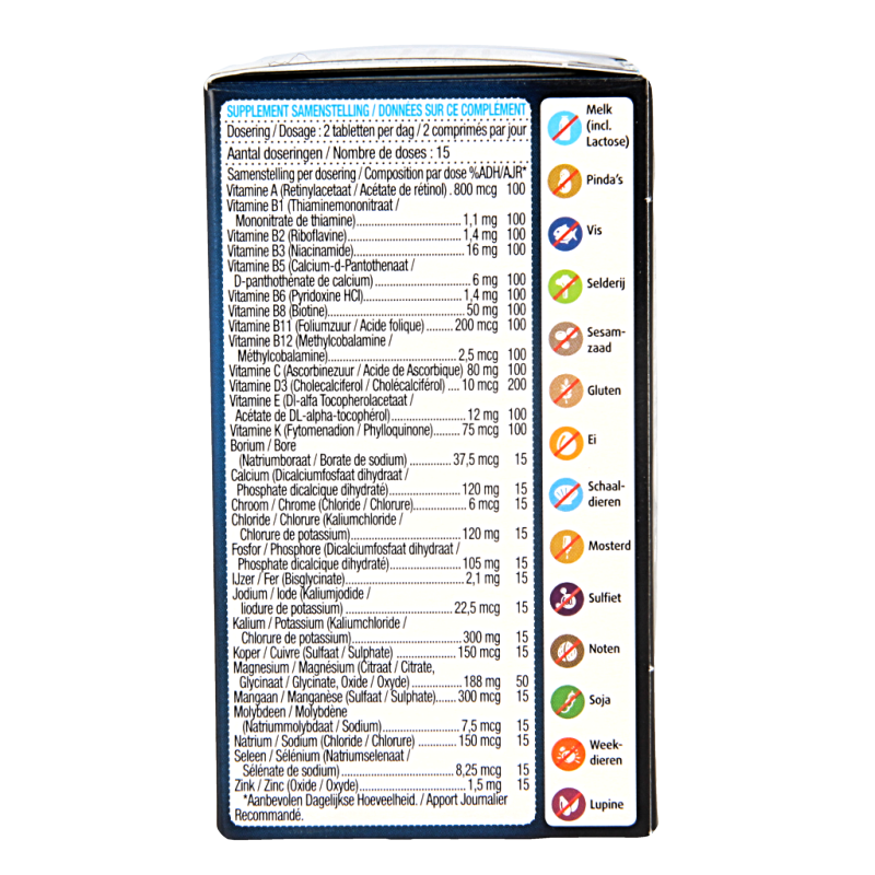 Lucovitaal Magnesium vitaminen mineralen compleet 30 Tabletten