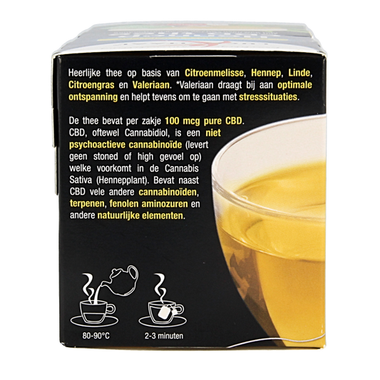 Lucovitaal Hennep CBD thee 20 Zakjes