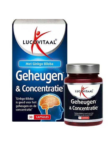 Lucovitaal Geheugen & concentratie 30 Capsules