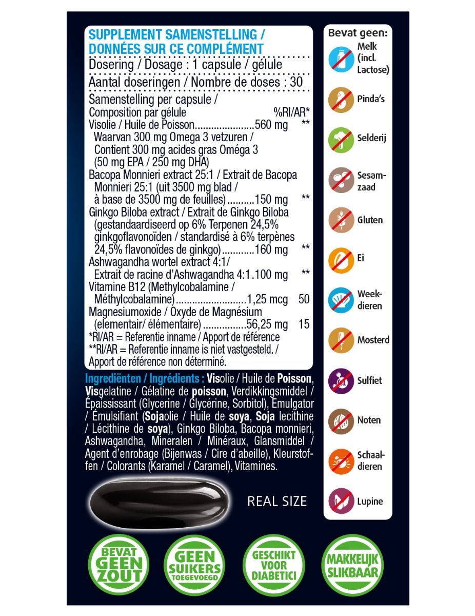 Lucovitaal Geheugen & concentratie 30 Capsules