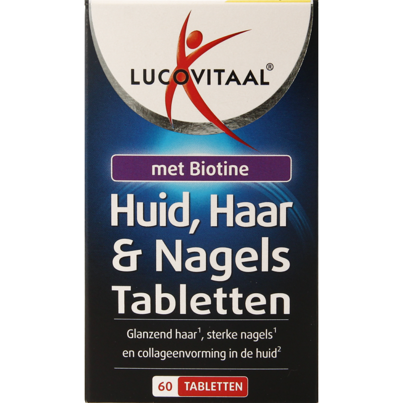 Lucovitaal Huid haar nagels met biotine 60 Tabletten