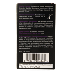 Lucovitaal Huid haar nagels met biotine 60.00 Tabletten
