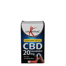 Lucovitaal Cannabidiol CBD 20mg 30.00 Capsules