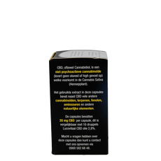 Lucovitaal Cannabidiol CBD 20mg 30.00 Capsules