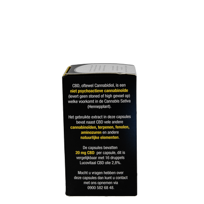 Lucovitaal Cannabidiol CBD 20mg 30.00 Capsules